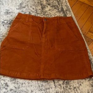 Camel Corduroy skirt